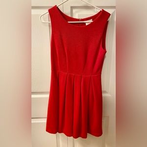 Esley red A-line dress in medium